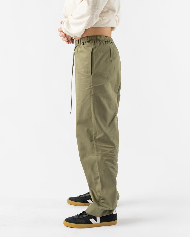 Applied Art Forms DM1-2 Drawstring Pant in Faded Green
