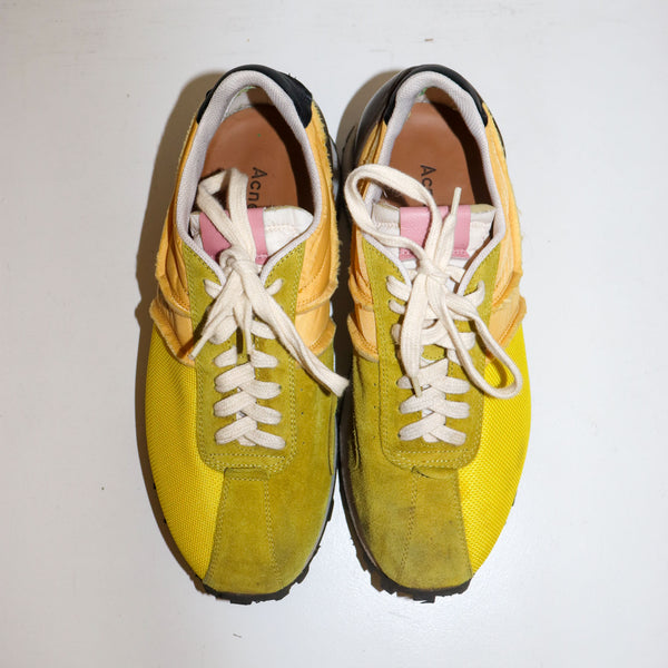 Pre-owned: Acne Studios Barric Deconstructed Sneaker in Yellow