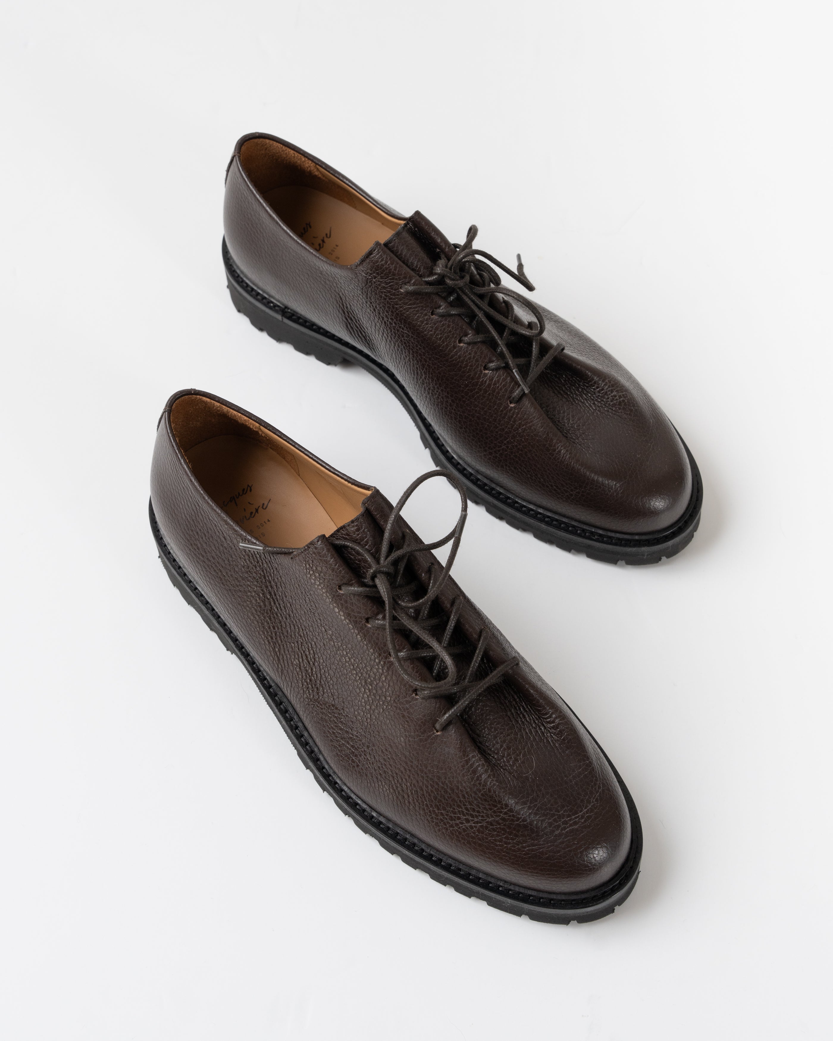 靴 jacques soloviere EDOUARD LUG GRAINED Jacques Solovière Paris | EDOUARD LUG GRAINED BLACK