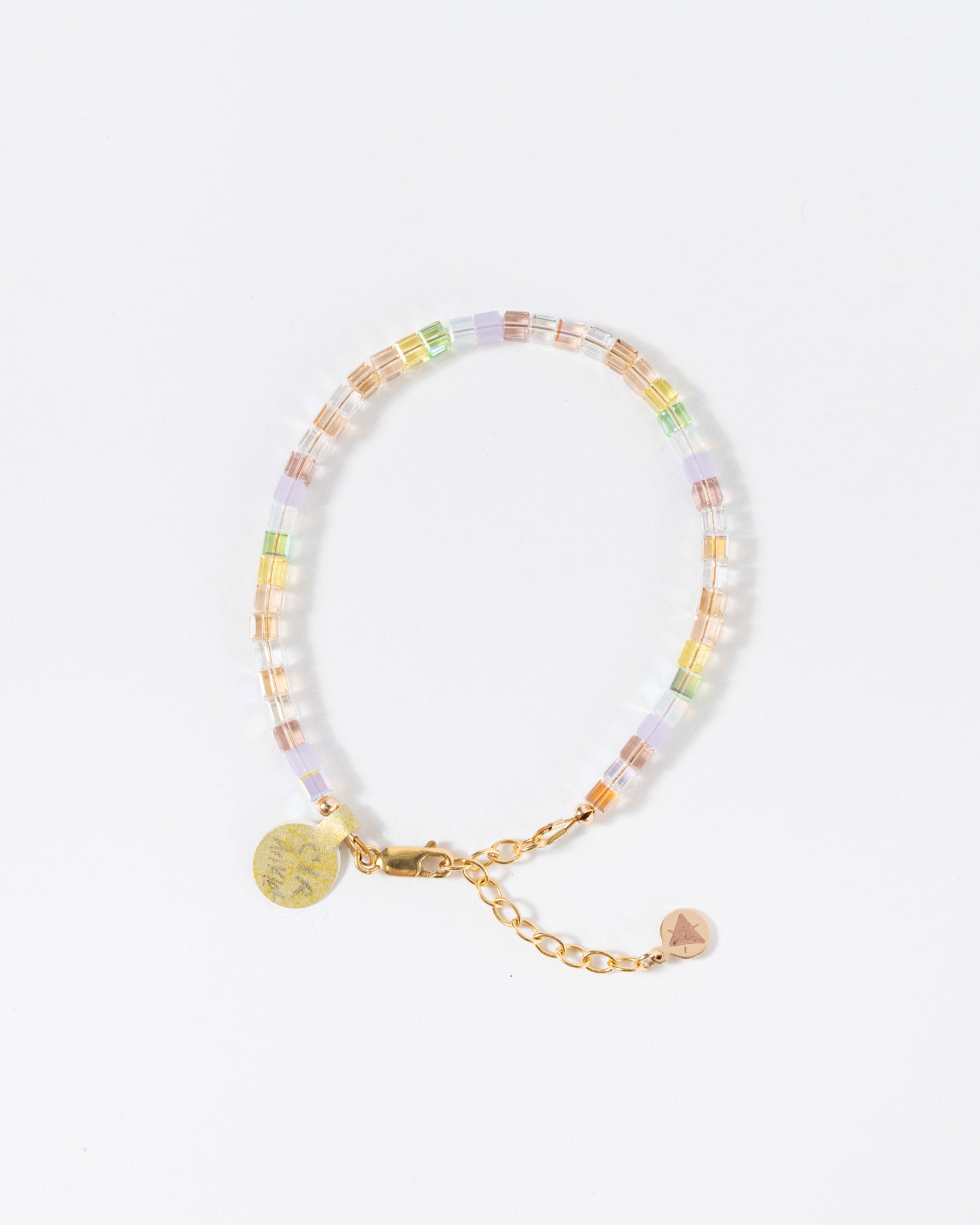 Aileen Gural Light Language Anklet in Clear Light
