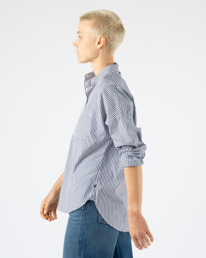 Alex Mill Jo Shirt in Navy/White Stripe