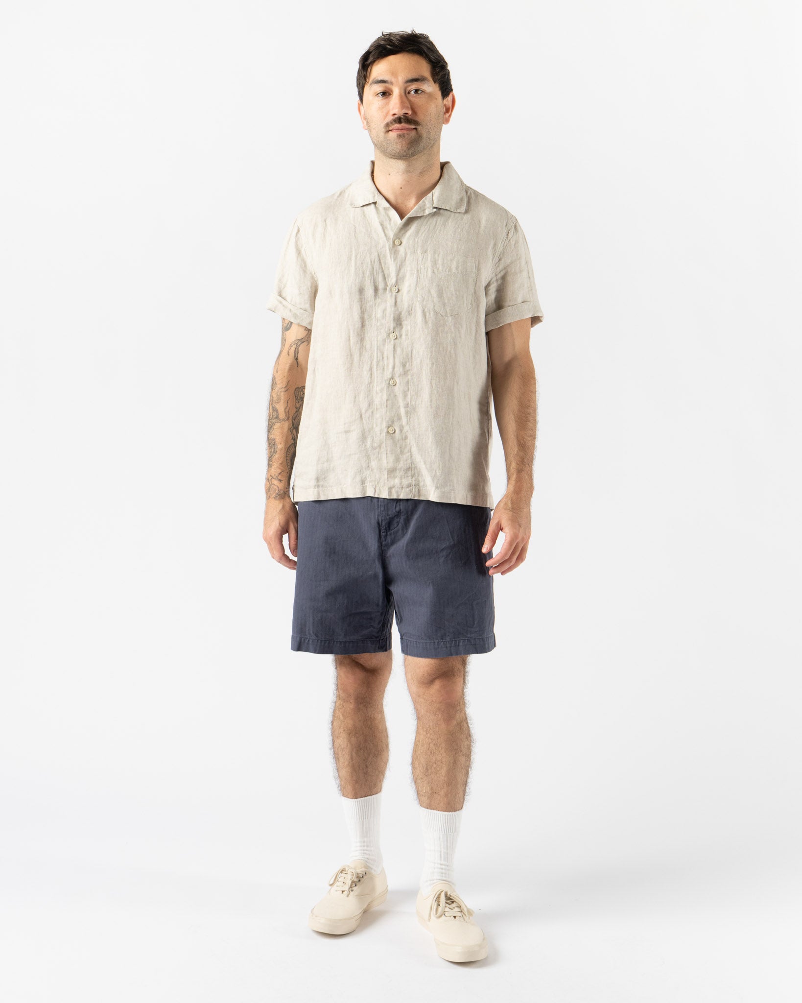 Alex Mill Camp Shirt in Linen Flax