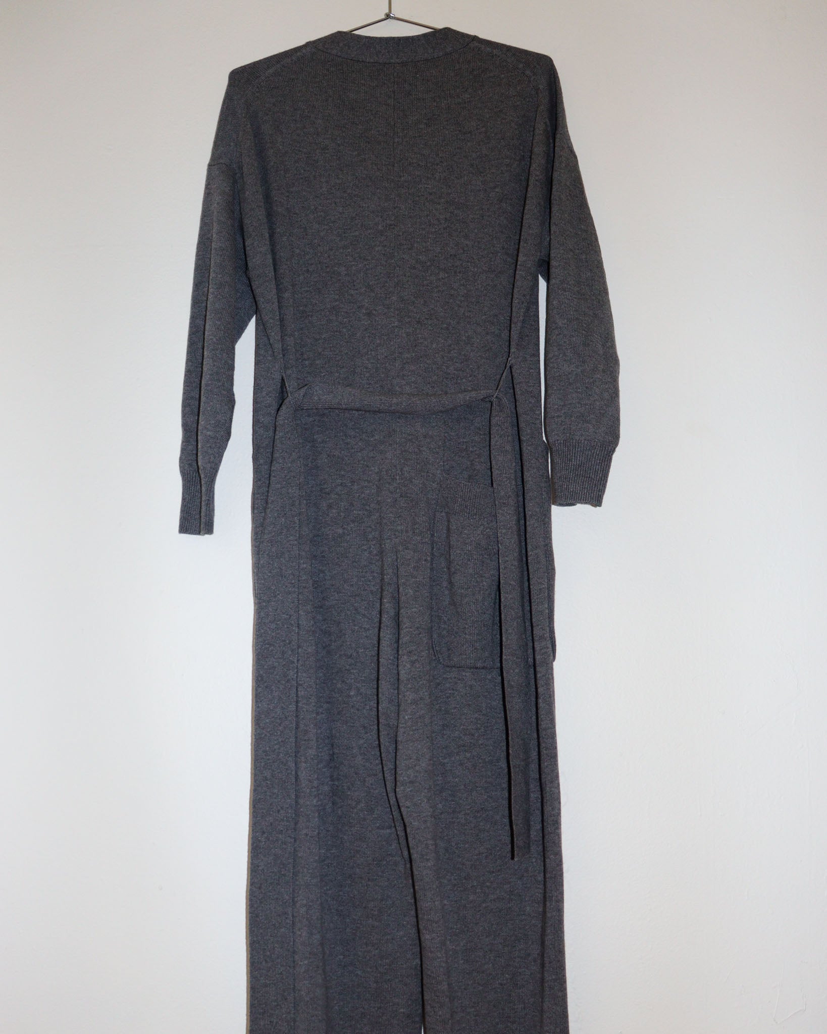 Pre-owned: Alex Mill Cotton Wool Belted Jumpusit in Grey