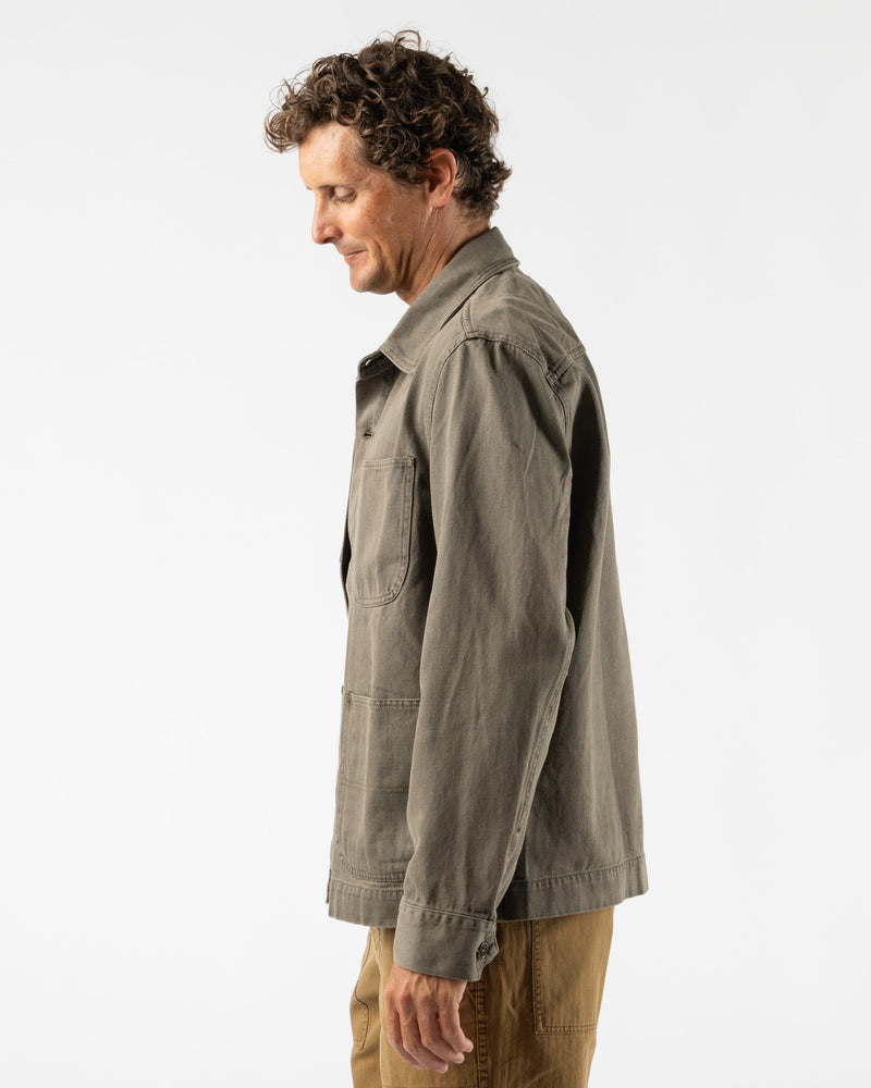 Alex Mill Garment Dyed Work Jacket in Thyme