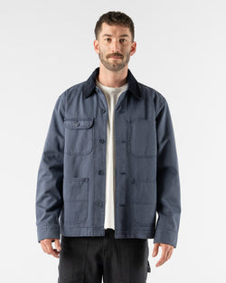 Alex Mill Herringbone Work Jacket in Storm Blue