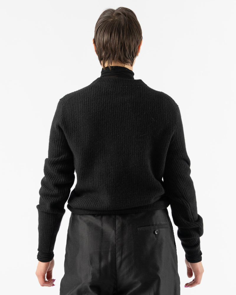 Alex Mill Jordan Washed Cashmere Sweater in Black