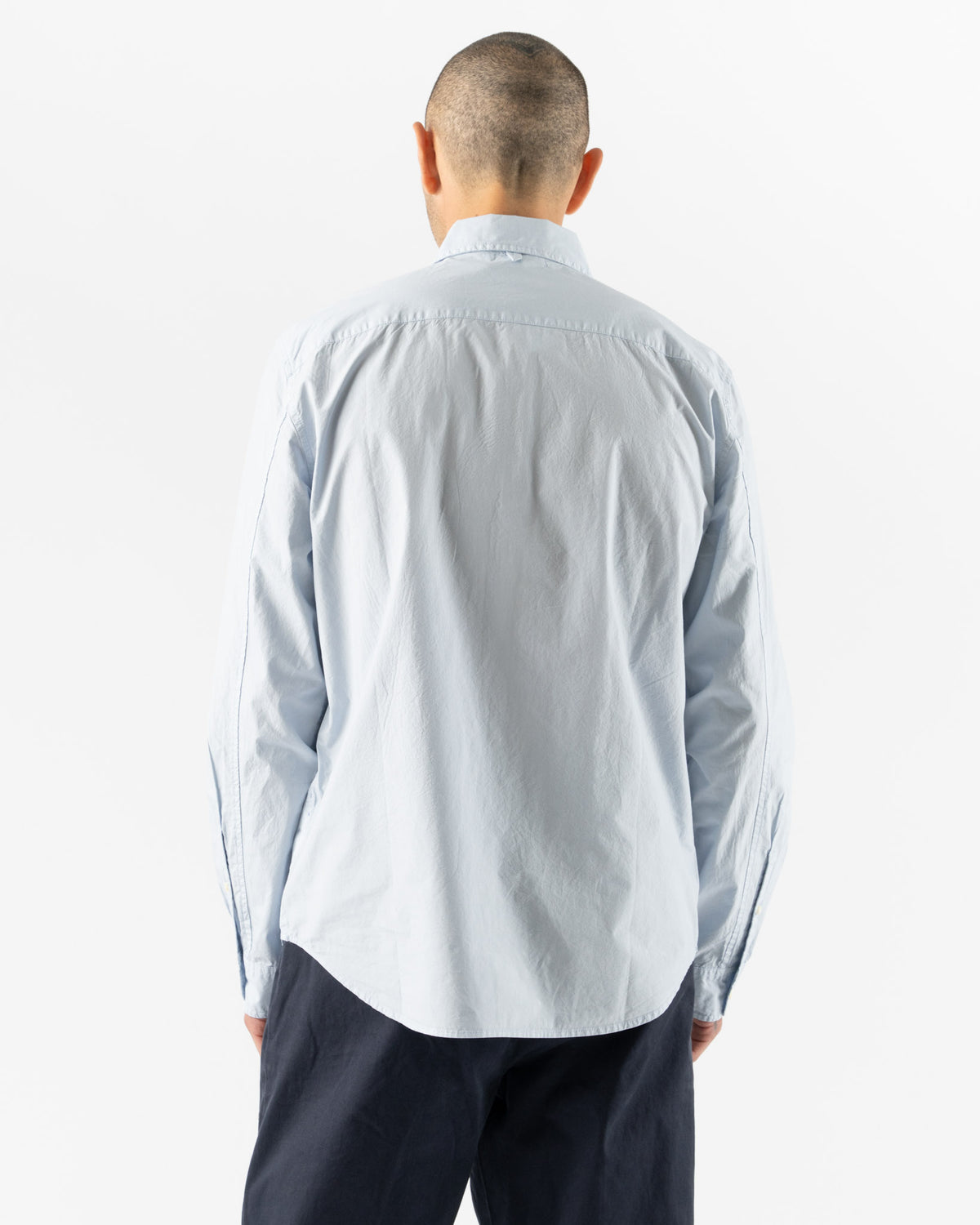 sillage / 堅苦しく fatigue shirts indigo neon nep