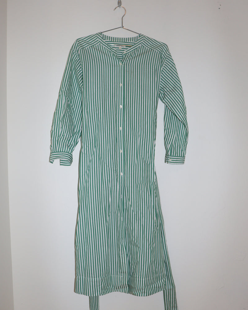 Pre-owned: Alex Mill Pinstripe Button Up Dress