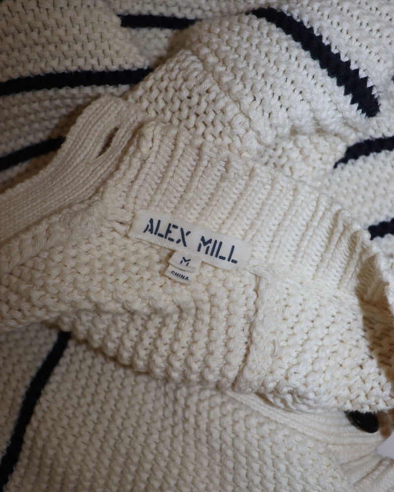 Pre-owned: Alex Mill Striped Nico Cardigan