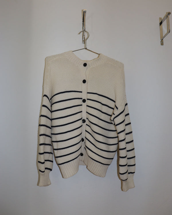 Pre-owned: Alex Mill Striped Nico Cardigan