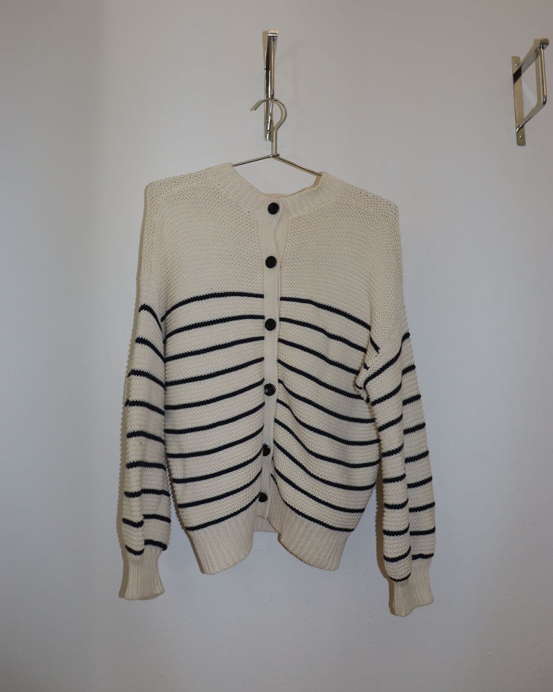 Pre-owned: Alex Mill Striped Nico Cardigan