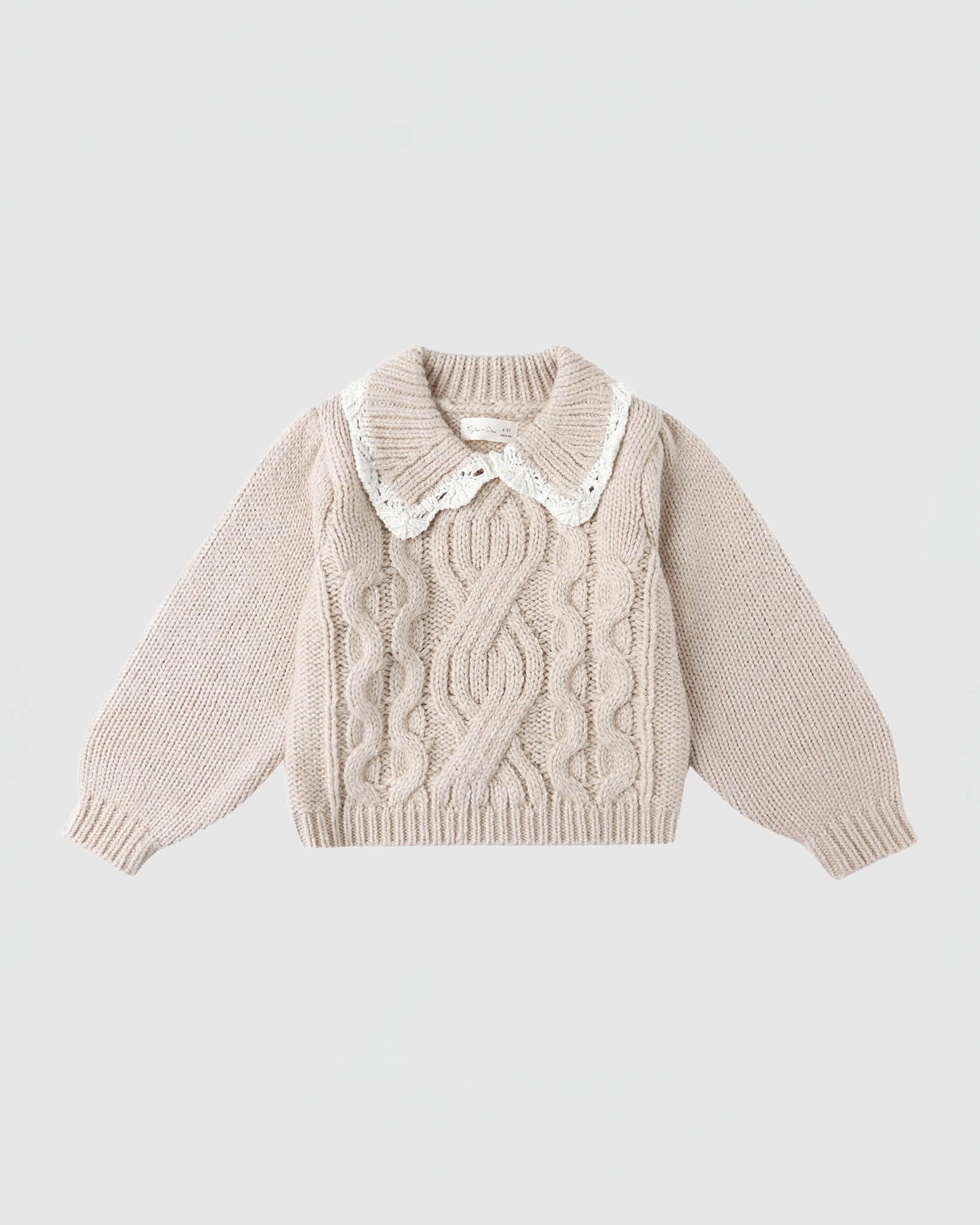 Rylee + Cru Alice Sweater in Heathered Antique