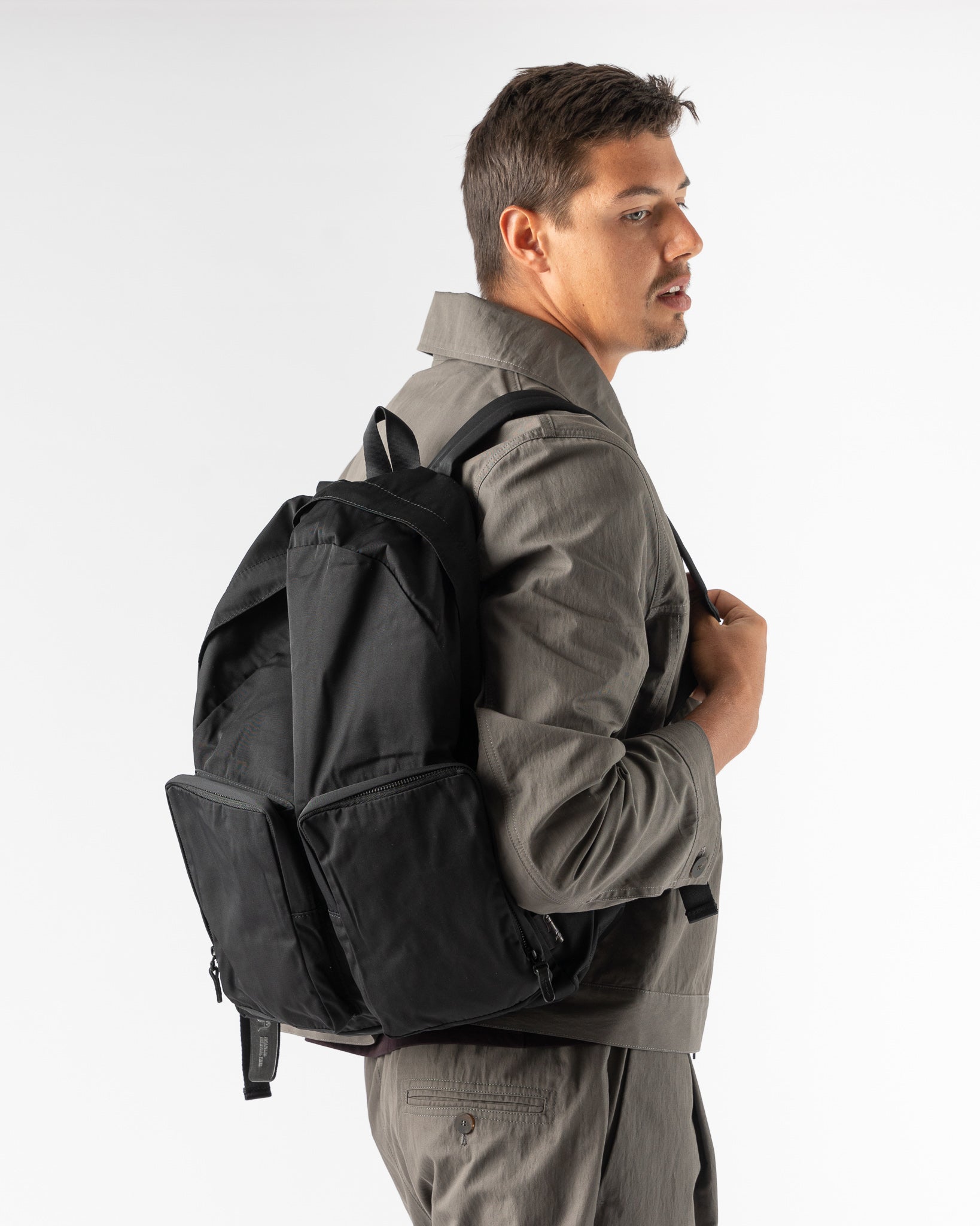 Amiacalva Gabardine Backpack in Black