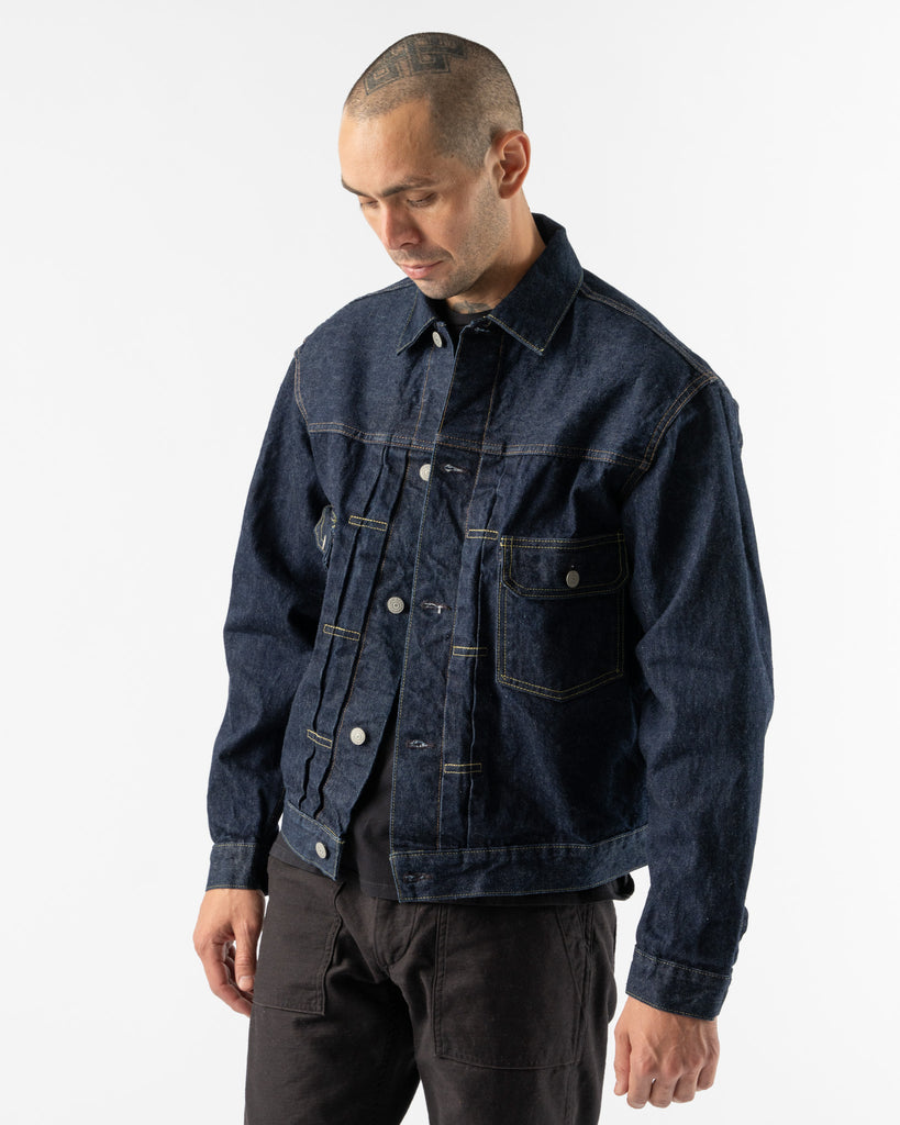 orSlow Type2 1950's Denim Jacket in One Wash Curated at Jake and Jones