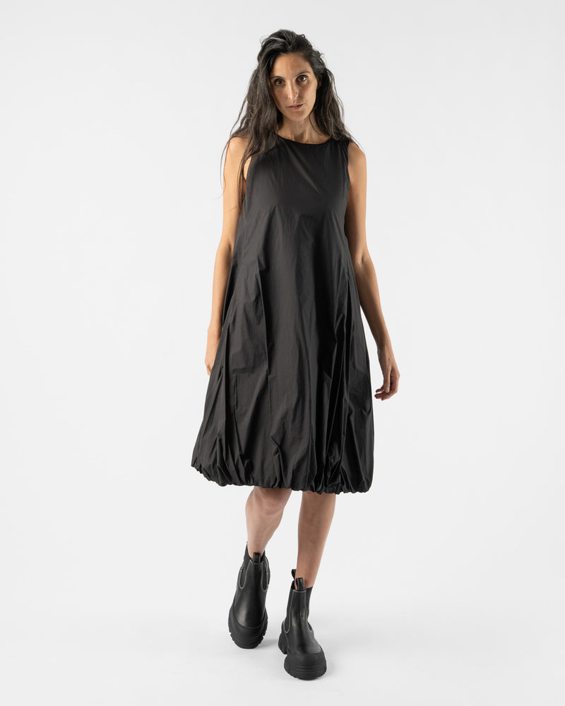 Amomento Volume Sleeveless Dress in Black