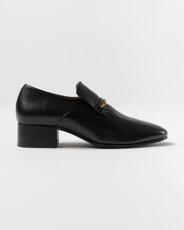 Anne Thomas Montana Loafer in Calf Black