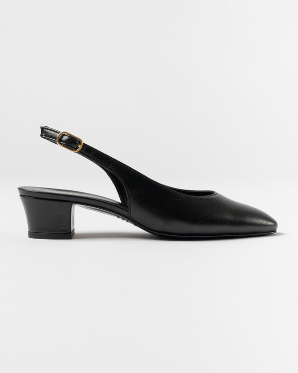 Anne Thomas Anita Slingback in Nappa Black