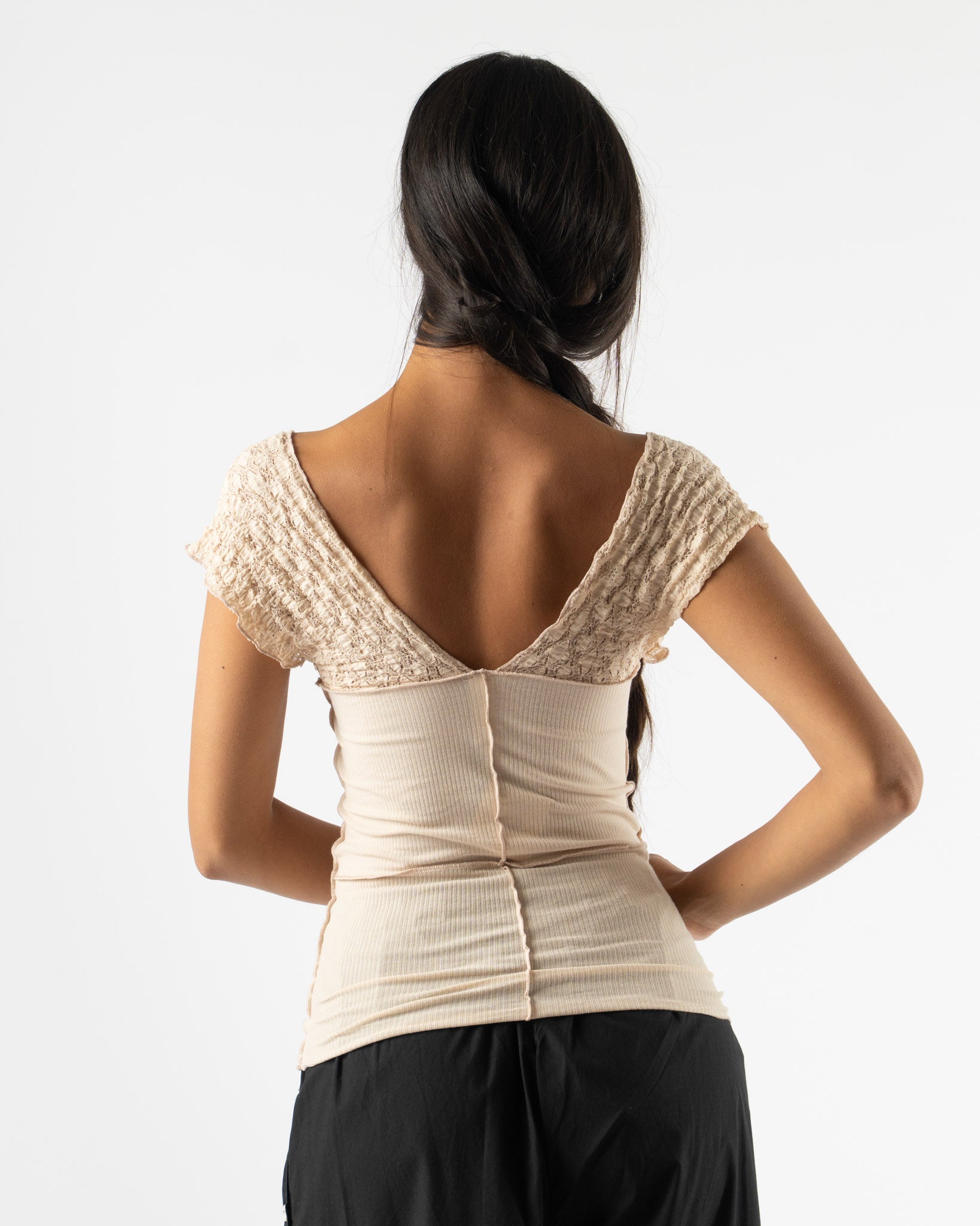 Baserange Nehru Tank in Dylan Beige Curated at Jake and Jones