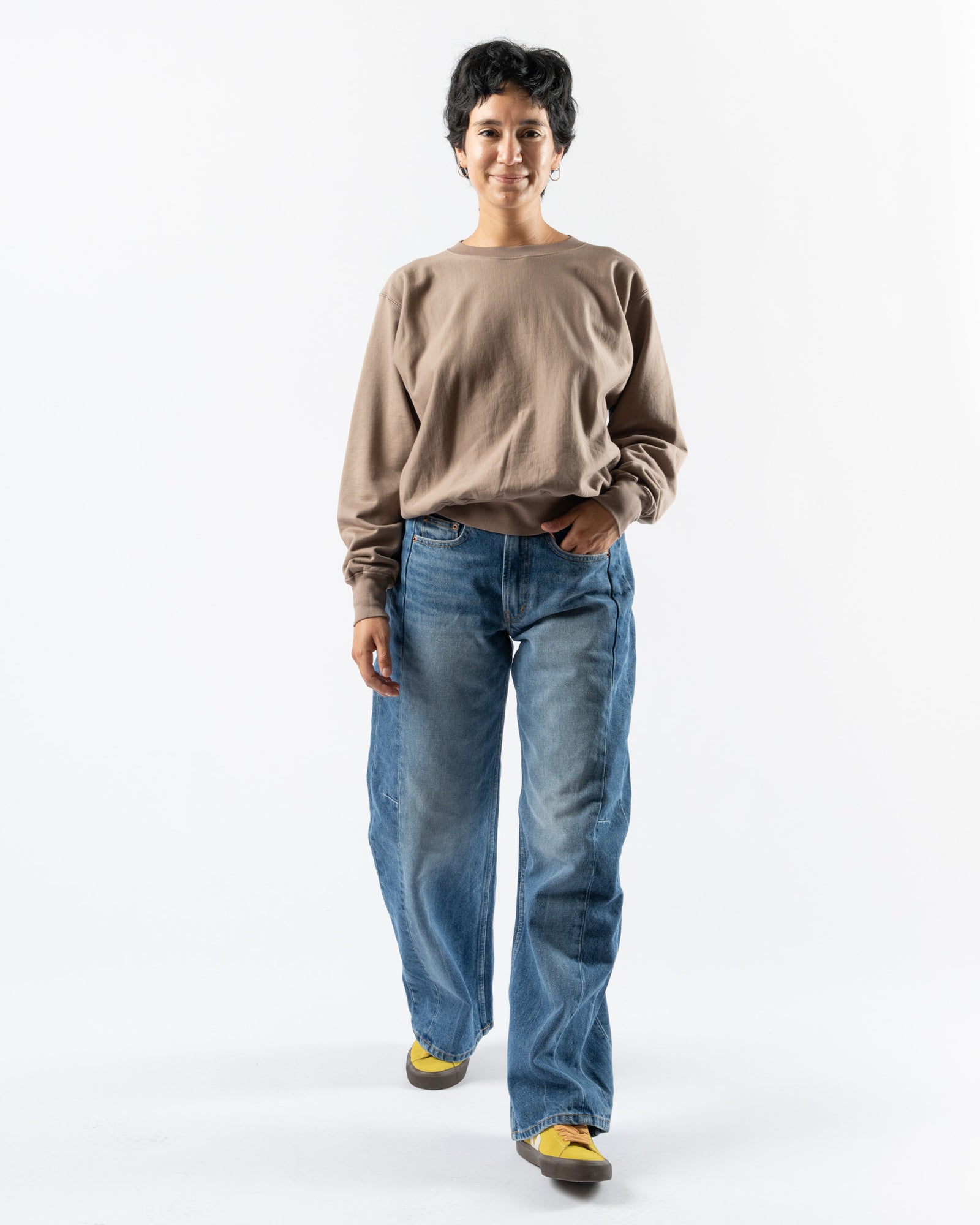 高評価レビュー auralee-elastic-gray-beige-on- ジャケット・アウター