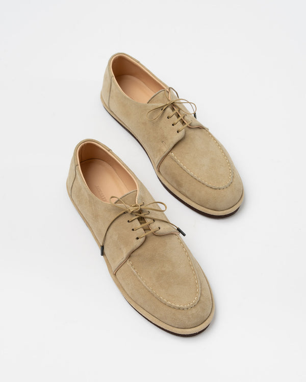 Auralee Leather Shoes in Beige