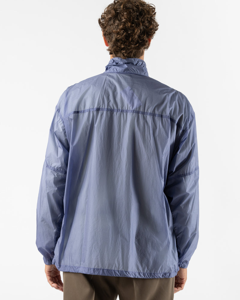 Auralee Washed Super Light Airy Anorak in Light Purple