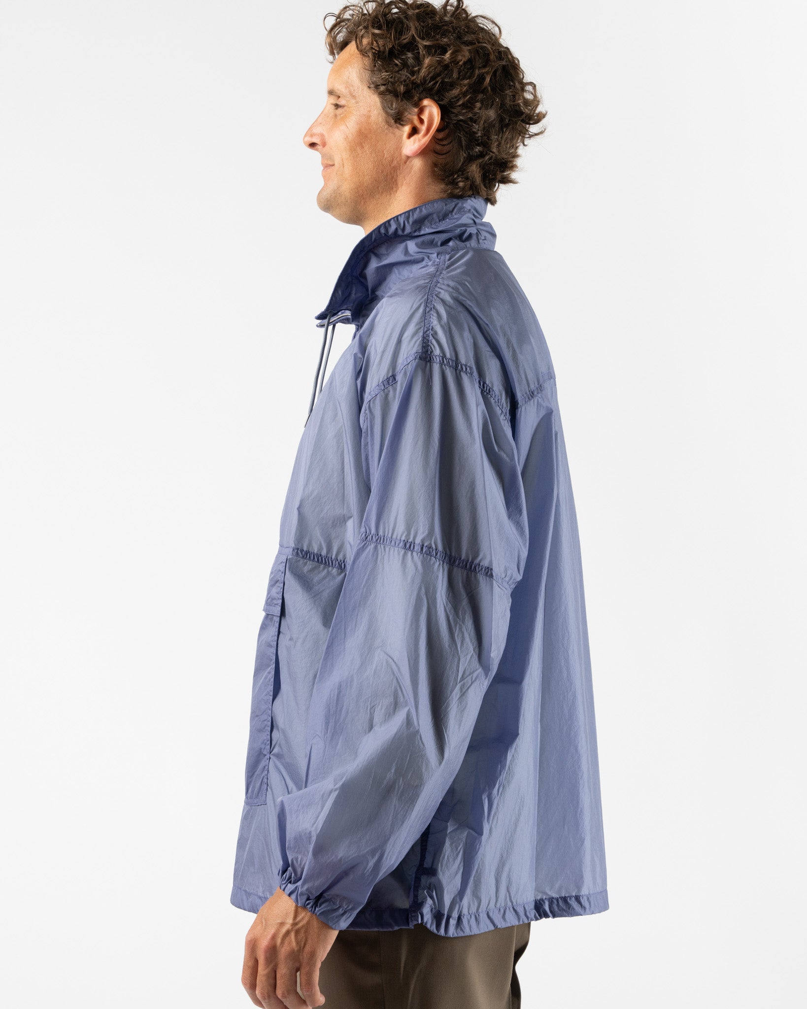 AURALEE｜JUMPERS (WASHED SUPER LIGHT AIRY NYLON ANORAK I Auralee Washed Super Light Airy Nylon Anorak | Light Purple