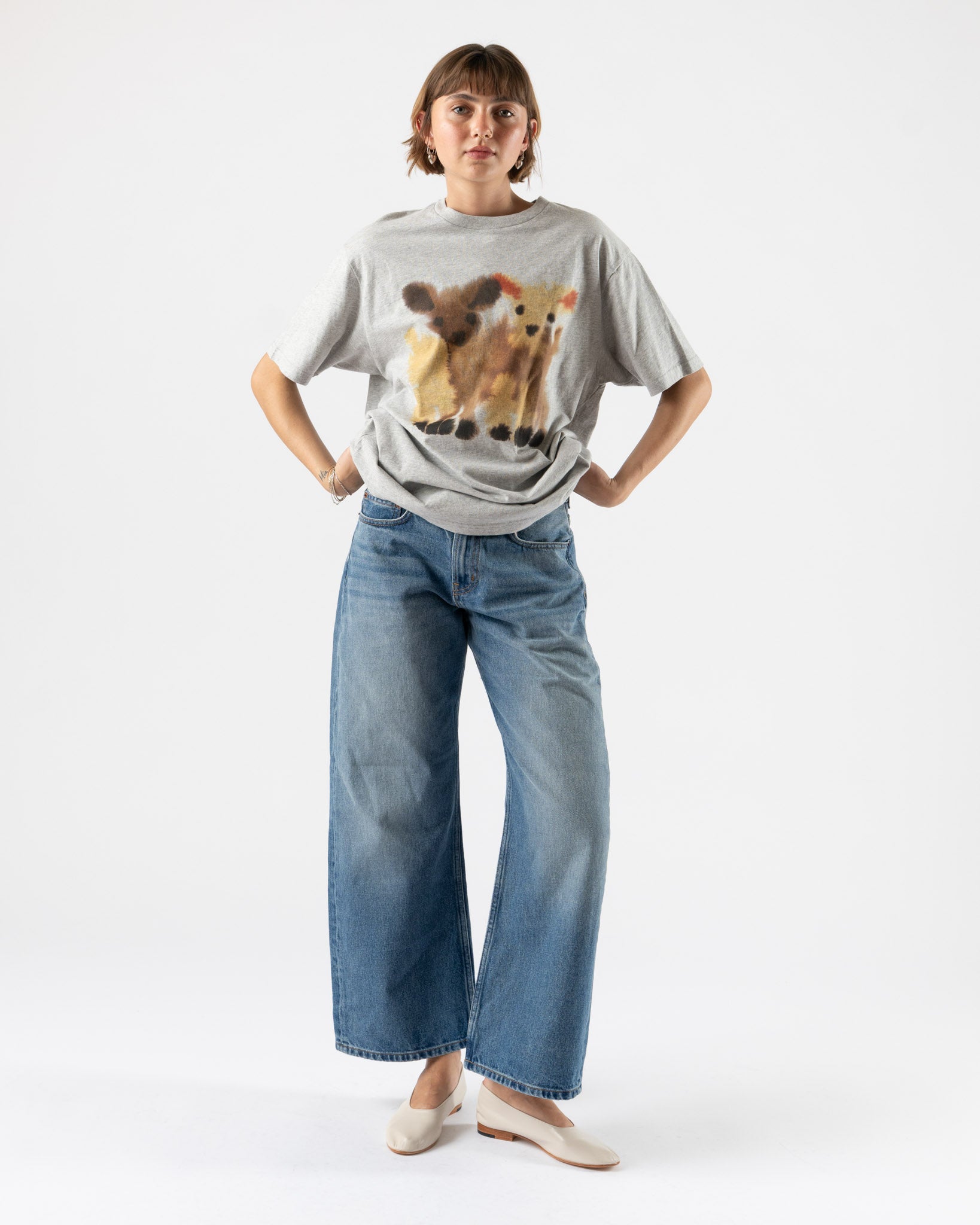 B Sides Floppy Jean in Charley Wash