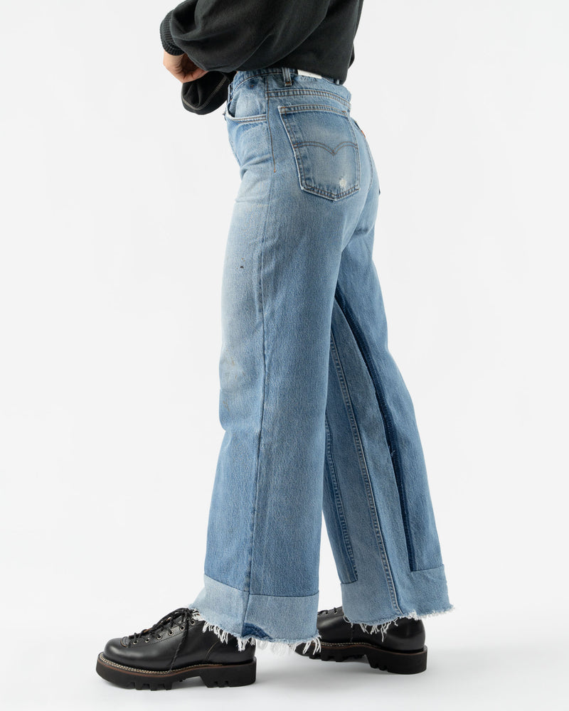 B Sides Reworked Culotte Jean in Vintage Indigo