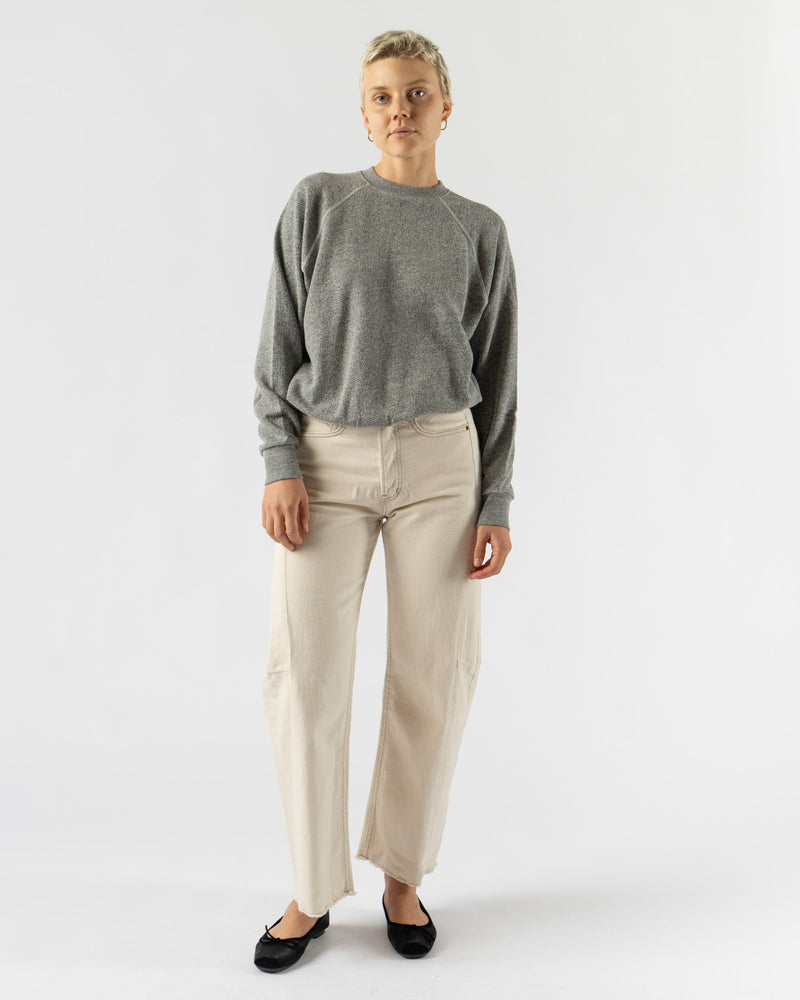 B Sides Crewneck Sweatshirt in Heather Grey