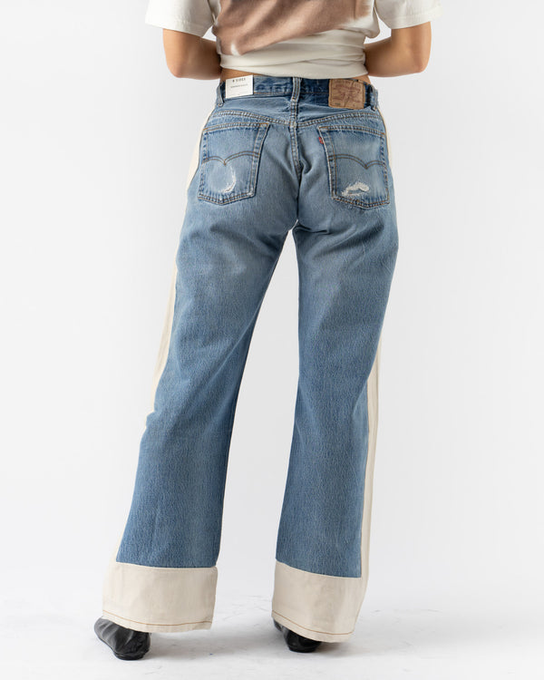 B Sides Reworked Slouch Jean in Vintage Indigo/Natural