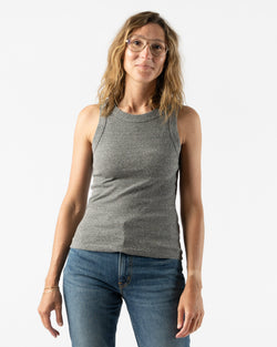 B Sides Rib Tank in Heather Grey