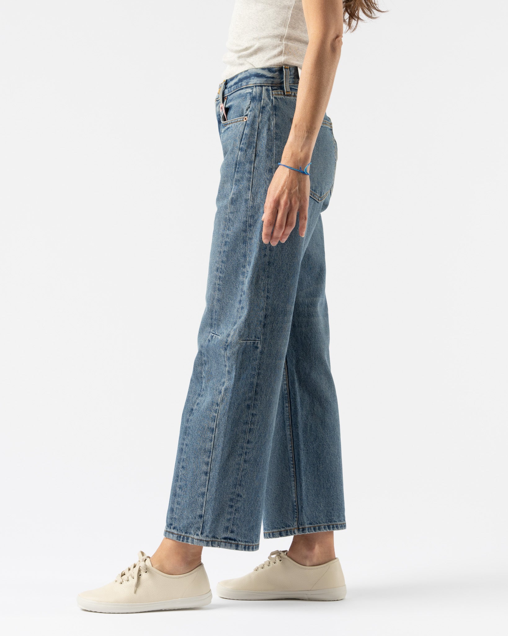 デニム・ジーパン B SIDES 'Lasso slim' jeans Blue Slim Lasso Jean Blue Rinse - Women | B Sides Jeans