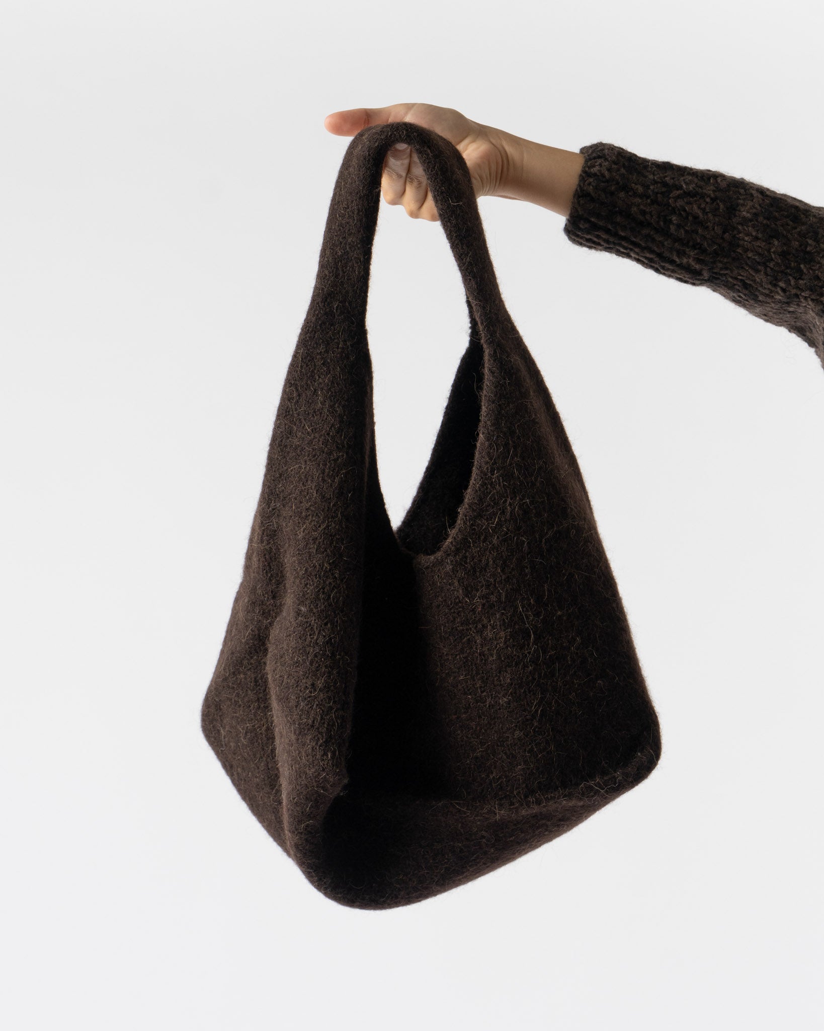 Lauren Manoogian Knit Baby Bindle Bag in Soil