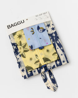 Baggu 3D Zip Set in Charms