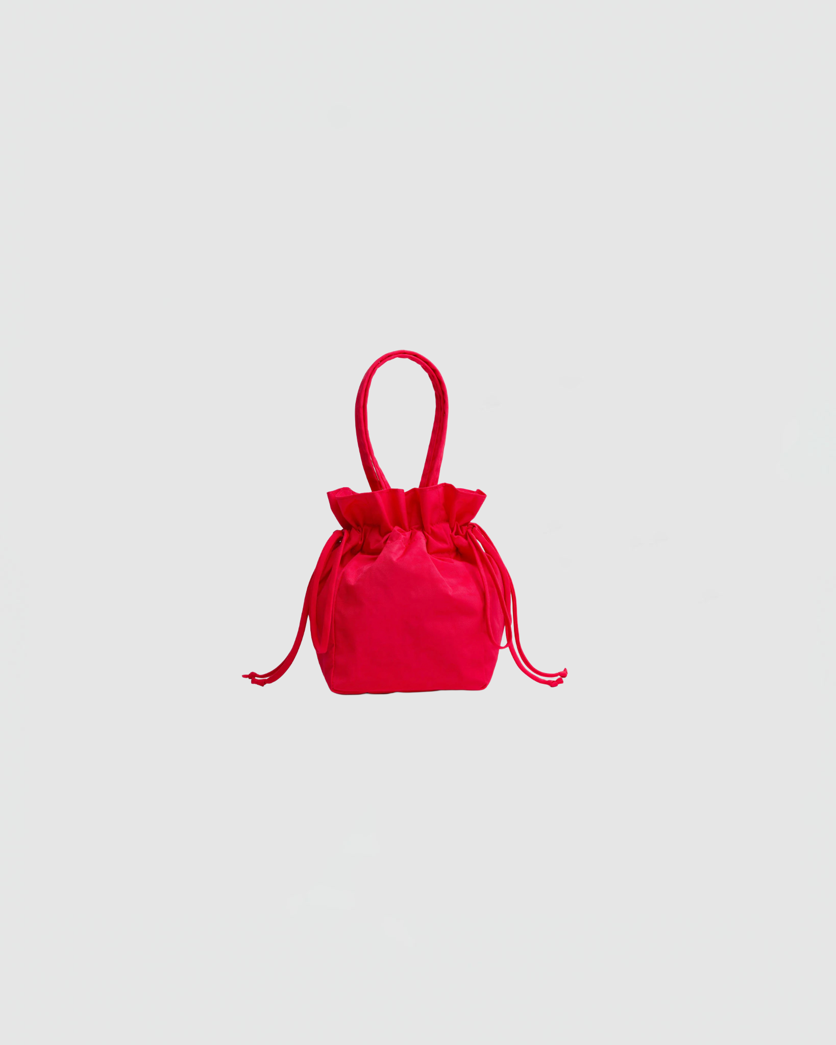 Baggu Nylon Drawstring Bag in Candy Apple