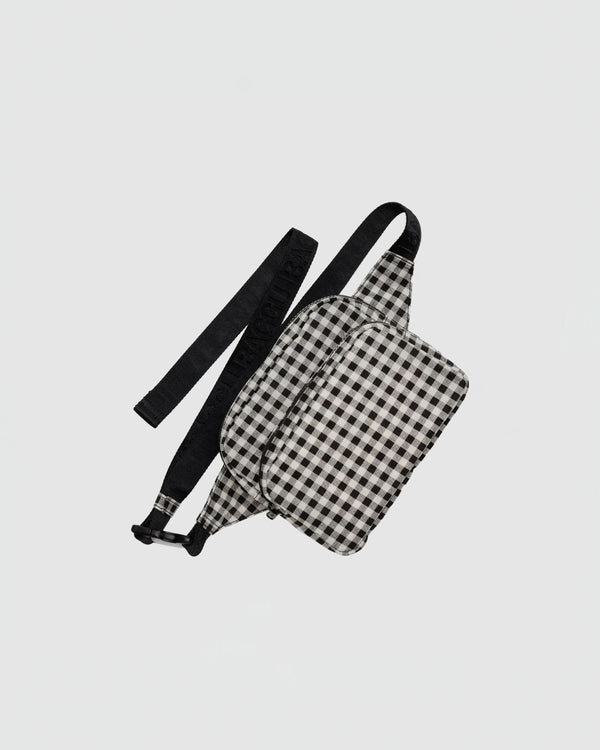 Baggu Fanny Pack in Black & White Gingham