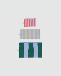 Baggu Flat Pouch in Painted Stripe
