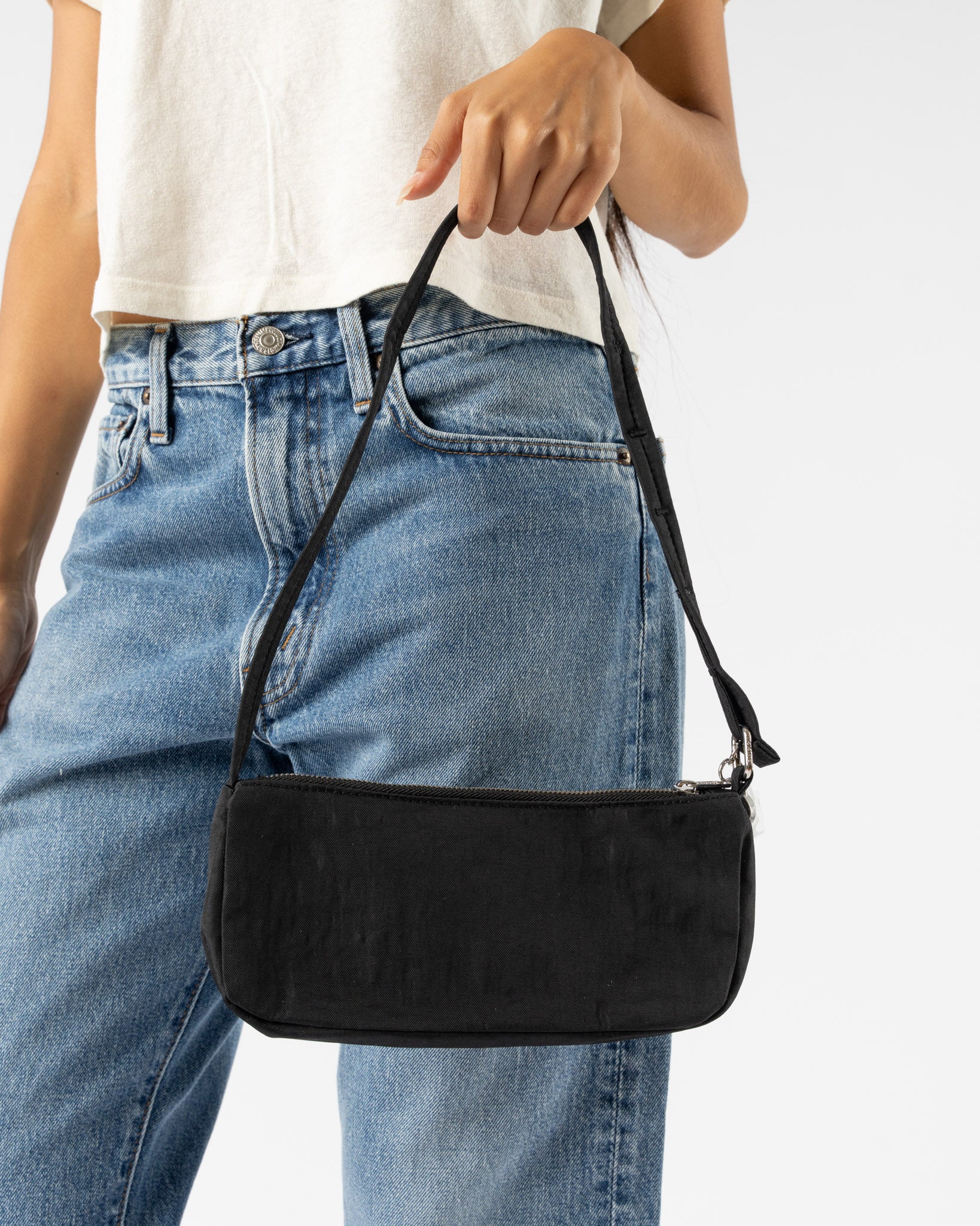 Baggu Nylon Pochette in Black