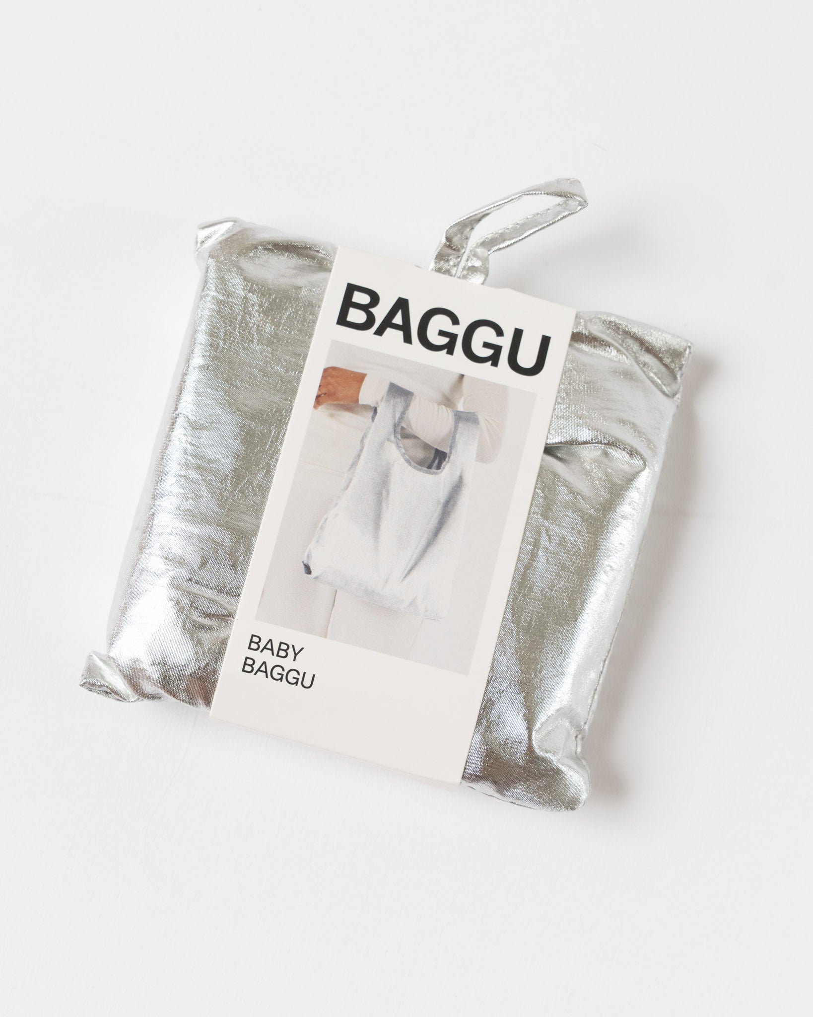 Baggu Baby Baggu in Chrome Metallic