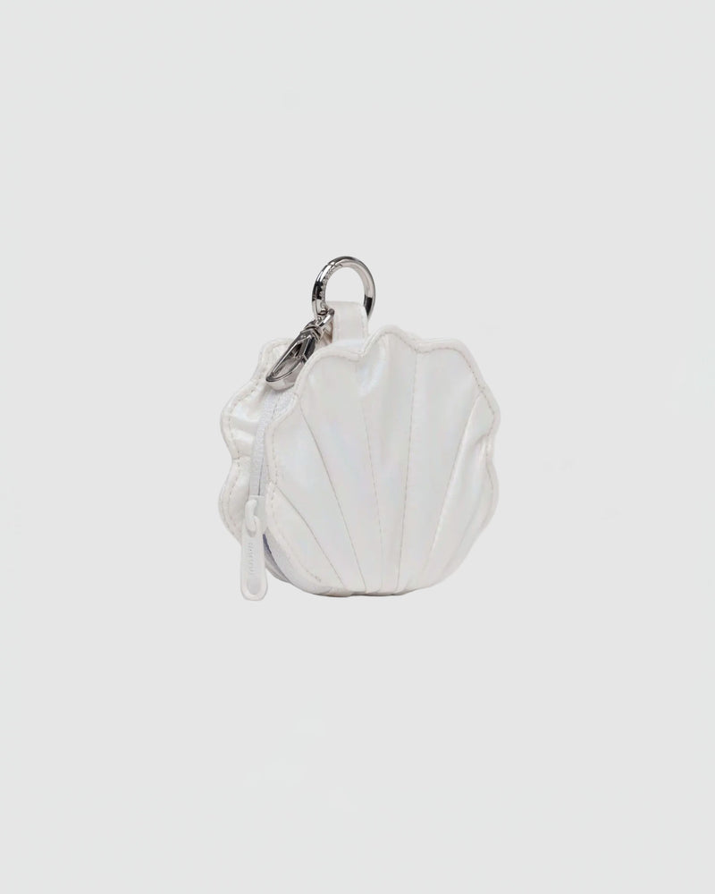 Baggu Shell Charm in Pearl Metallic