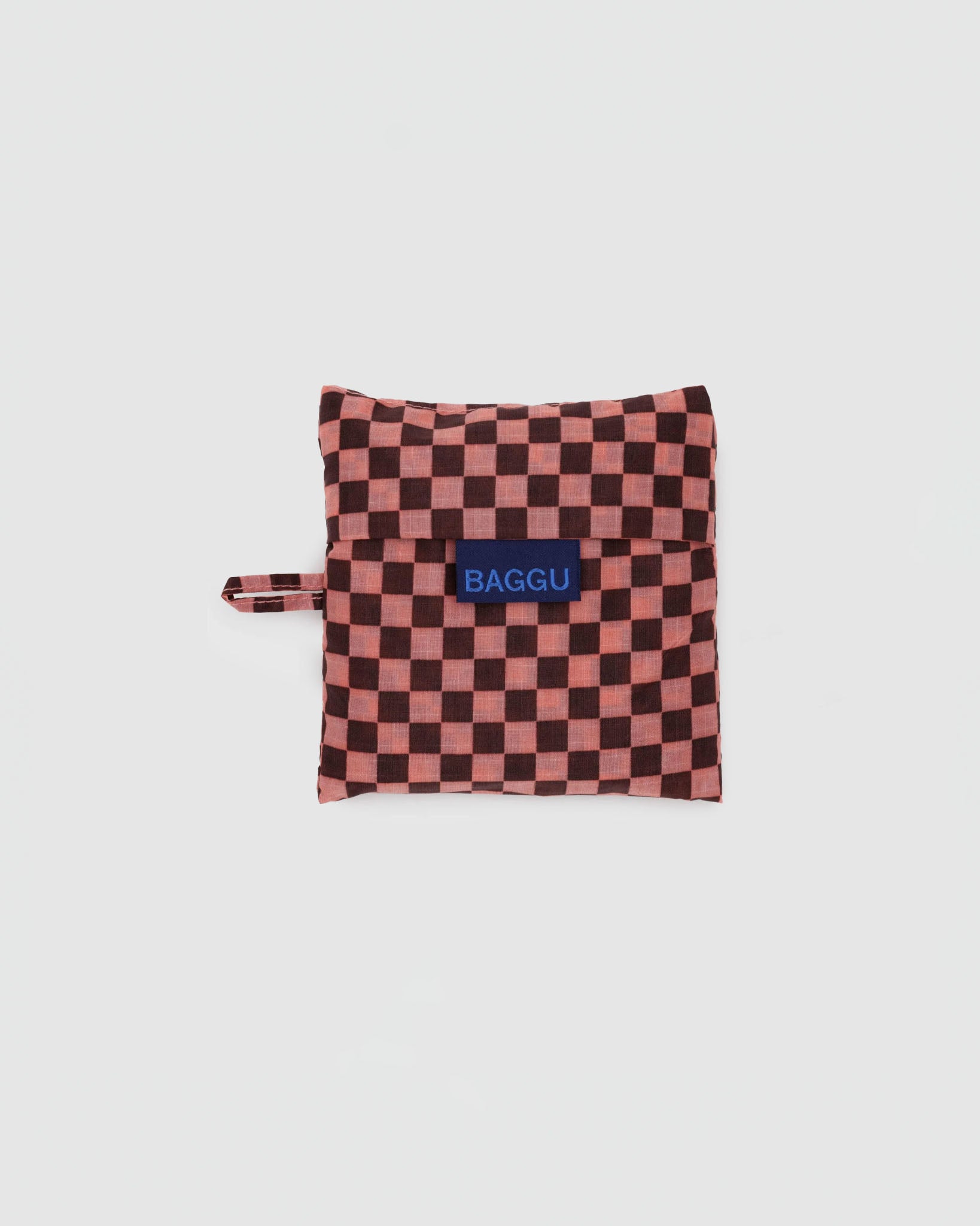Baggu Standard Baggu in Pink Brown Check