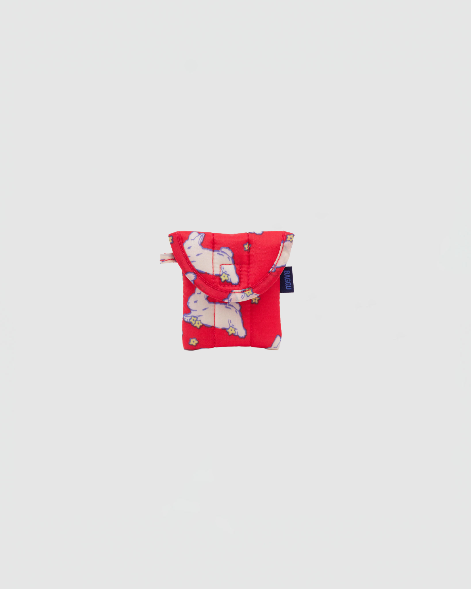Baggu Puffy Earbuds Case in Bunnies
