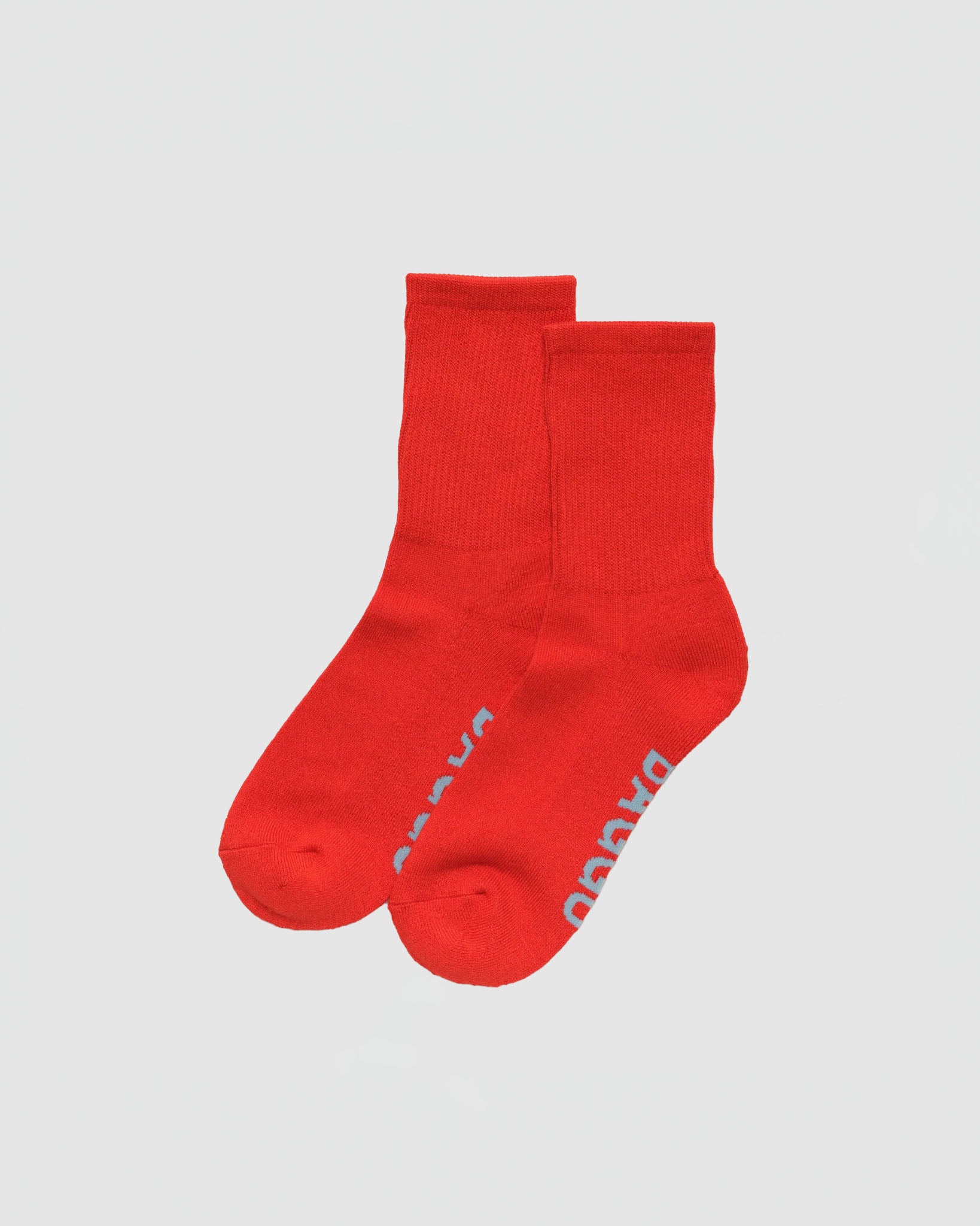 Baggu Ribbed Sock in Candy Apple