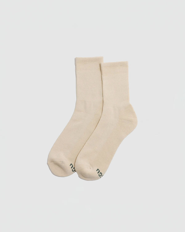 Baggu Ribbed Sock in Ecru