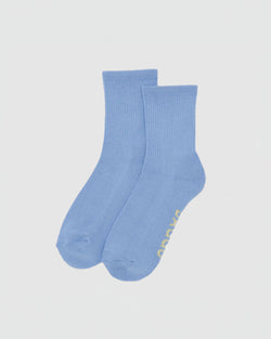 Baggu Ribbed Sock in French Blue