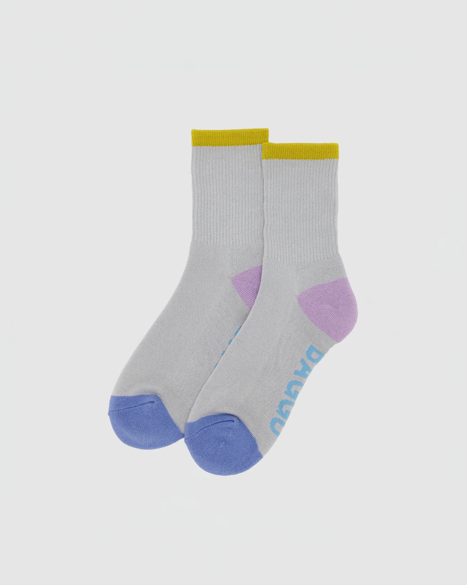 Baggu Ribbed Sock in Fog Mix