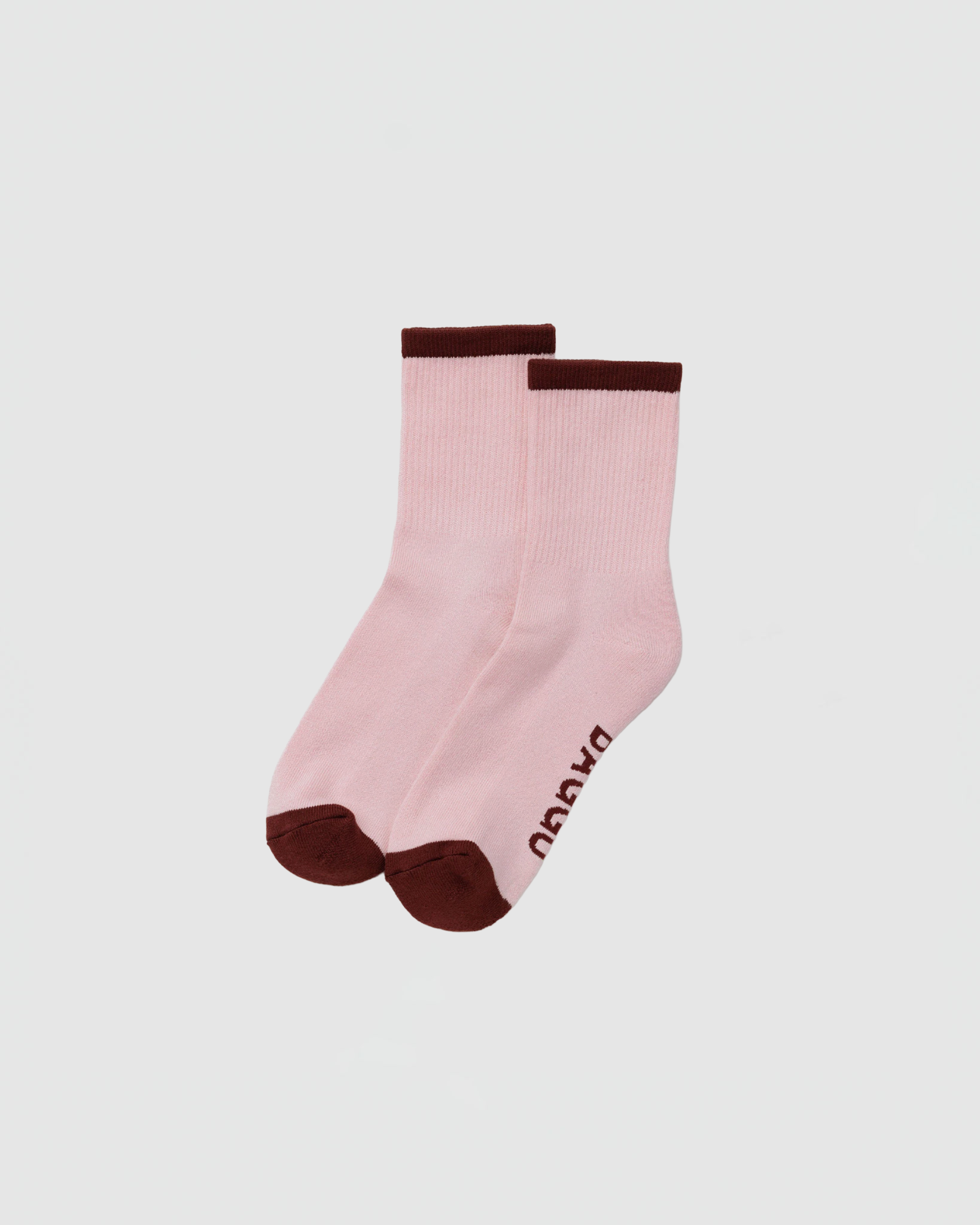 Baggu Ribbed Sock in Blush Mix