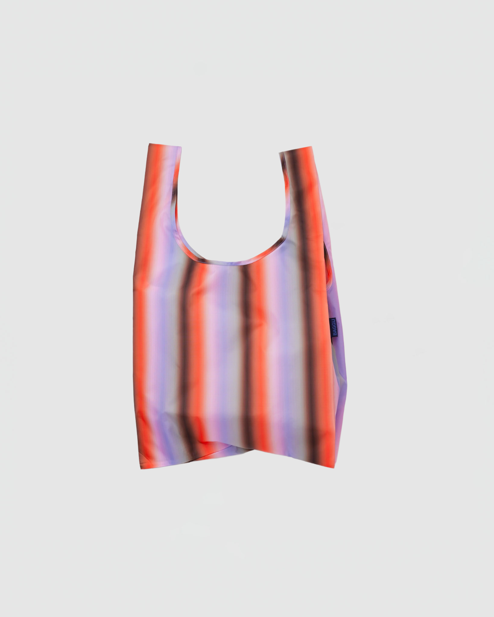 Baggu Standard Baggu in Gradient Stripe Poppy & Lilac