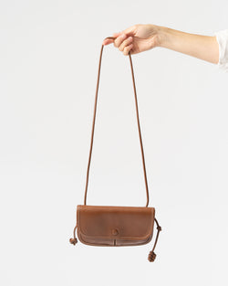 Hereu Terra Mini Leather Bag in Chestnut