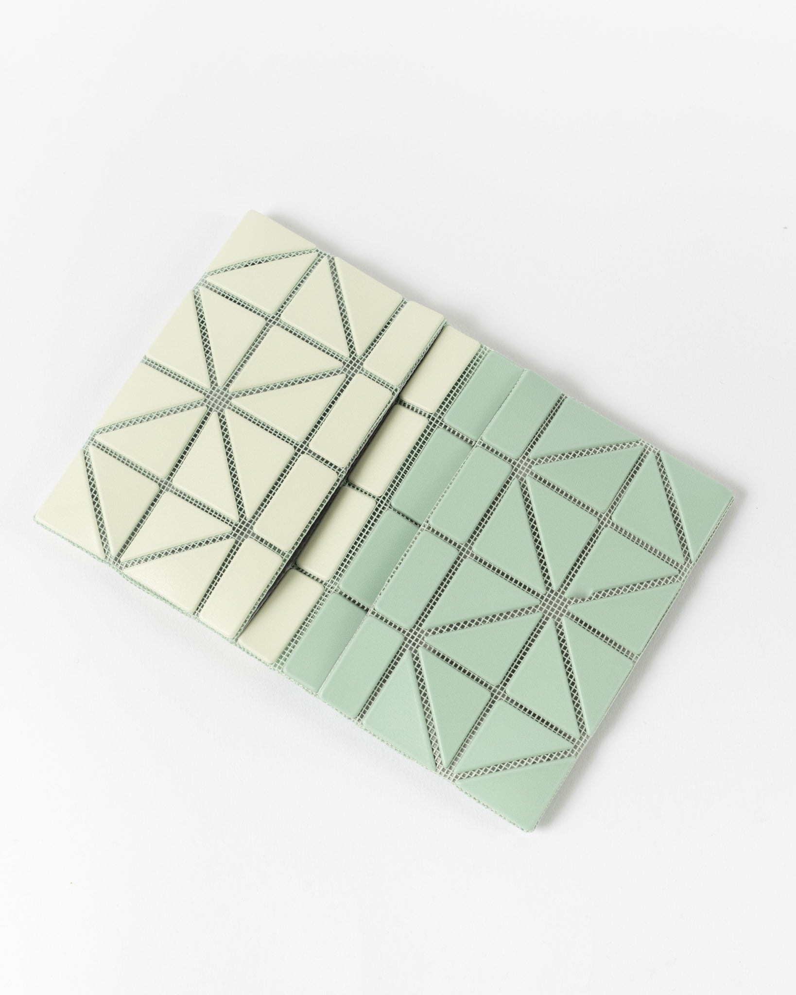 Bao Bao Card Case with Color in Green X Light Green